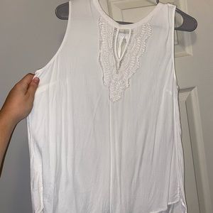White Blouse with lace detailing